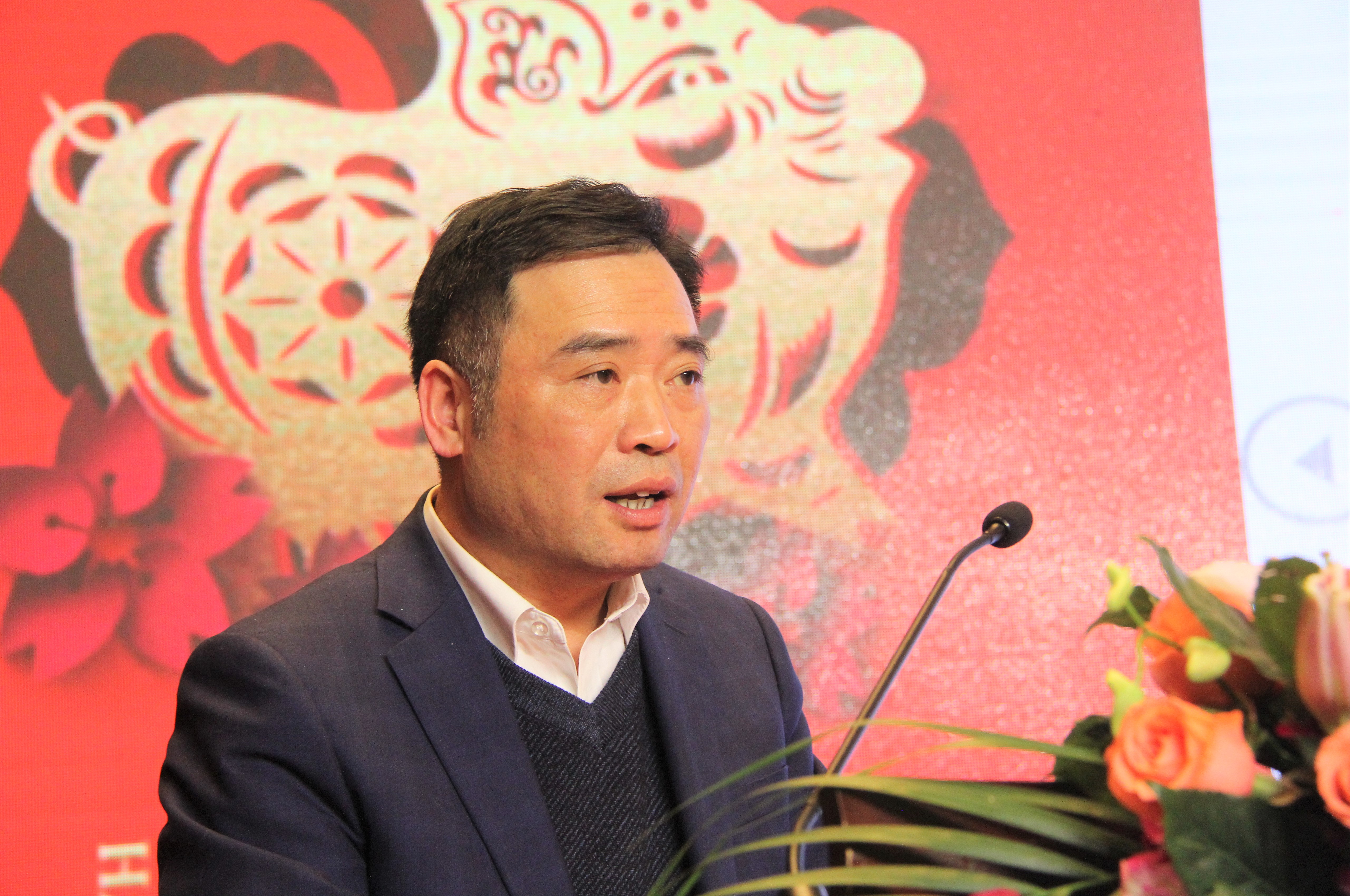 王文杰常务副总裁,董克武副总裁,马建峰副总裁,张国贤总裁助理等出席